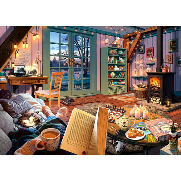 Ravensburger Dads Shed 500 Pieces Large Format Jigsaw Puzzle for Adults Every Piece is Unique Softclick Technology Means Pieces Fit Together Perfectly 14859